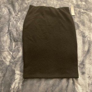 Apt. 9 Black Textured Jacquard Midi Skirt